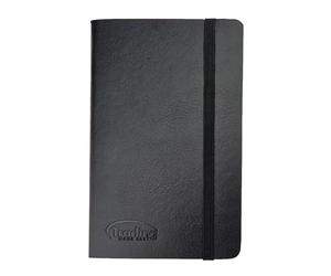 swift A6 Executive Notebook Black Soft Feel Pocket Small Travel Classic Plain Paper Notepad For Office Work Home Stationary Supplies Notes Planner