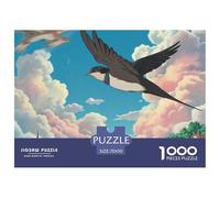 Swift Breaking Clouds 1000 Pieces Premium Jigsaw Animal Age 14+ for Adults Cool Collage Effect, Home Decoration, Educational, Challenging 70x50cm/1000pcs
