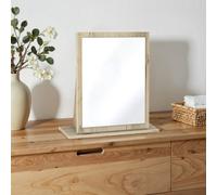 Swift Como Grey Oak Effect Rectangular Framed Mirror, (H)51Cm (W)48Cm