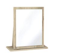 Swift Como Grey Oak Effect Rectangular Framed Mirror, (H)51Cm (W)48Cm