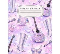 Swift Composition Notebook: Music Idol Inspired Wide Ruled Note pad for Students back to School | 110 Pages | 7.5x9.25