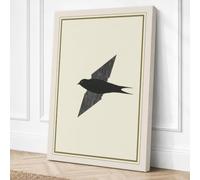 Swift Flight Minimalist Canvas Wall Art Print 36x24 Inch