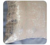 swift Luxury Glitter Print Beige 1 Pair Cushion Covers