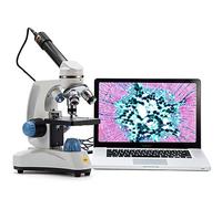 SWIFT Microscope SW150,Compound Student Microscope,40X-1000X,Monocular Head,Coarse & Fine Focusing,Dual Illumination,Cordless-Capable with Eyepiece Camera and Software Windows and Mac Compatible