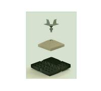 Swift Mini Plinth Foundation Kit - 6 Modular Height Adjustable Diy Foundation Pads For Garden Rooms Up To 2 X 4M