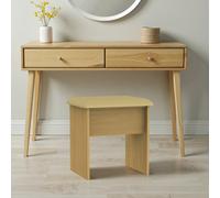 Swift Montana Oak Effect Wooden Dressing Table Stool