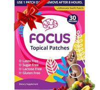 Swift Patch Focus Patch for Adults (30 Day Supply) + Proprietary Blend (Men and Women) - Help Kids and Adults Focus with Patches 22 Ingredients with Proprietary Formula