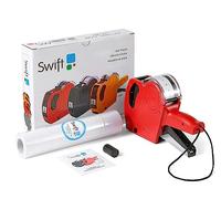 Swift Price Gun Kit with 5000 Labels and Spare Ink Pricing Tag Sticker Printer Maker for Clothes Food Stationary Retail M8-22