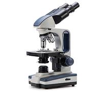 SWIFT SW350B Professional Microscope Binocular Compound Lab Microscope for Adults,40X-2500X,Siedentopf Head, Research-Grade,Wide-field 10X and 25X Eyepieces, Mechanical Stage, Abbe Condenser