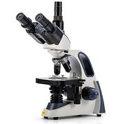 SWIFT SW380T Trinocular Compound Lab Microscope 40X-2500X Magnification, Siedentopf Head, Research-Grade with Wide-Field 10X/25X Eyepieces, Mechanical Stage, Ultra-Precise Focusing