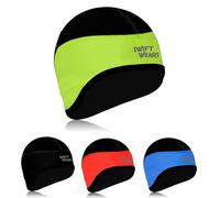 Swift Wear Cycling Skull Cap Motorbike Cycle Under Helmet Windproof Winter Thermal Bike Hat One Size (UK, Alpha, One Size, Green)