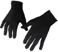 Swift Wear Thin Silk Liner Inner Gloves Ski Motorcycle Skiing Walking Cycling Thermal Glove (Black, M)