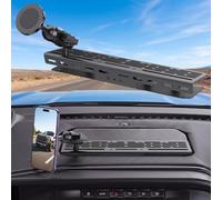 SwiftGaze Stainless Steel Phone Mount: Fit for 2022-2026 Ford F150 Lightning Flash/Lariat/Platinum - All-Metal Shakeproof Dash Holder for EV Pickup with 15.5" Screen - Ford F150 Lightning Phone Mount