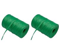 SwiftPick Home Garden Twine, 400 Metres, Green Polypropylene String for Plants, Gardening, Floristry, DIY, Crafts (2 x 200m rolls)