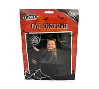 SwiftPick Home Kids Black Cat Halloween Fancy Dress Costume, 5 Piece Set Includes, Headband Ears, Tutu, Tail and Cuffs, Ages 3-6, Kids Animal Dress Up