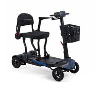 Swiftride Supa Carbon-Lite Ultra-Lightweight Carbon Fibre Folding Mobility Scooter, 14kg, Fully Foldable, 4mph, 9-Mile Range, NFC Keyless Start, Airline Friendly