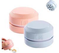 Swiftvac - Smart Vacuum Cleaner, Swiftvac 3 In 1 Robot Vacuum, 360° Rotating Suction, Quiet Operation, For Car, Office, Home (Blue*1pcs+Pink*1pcs)