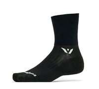 Swiftwick ASPIRE FOUR Trail Running, Cycling Crew Socks, Firm Compression Fit