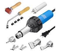 SWIGRANCE - 1600W Hot Air Plastic Welder, 110V Roofing Plastic Welding Kit, PVC TPO Vinyl, Hand Welding, Hot Air Heat Gun with Various
