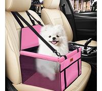 SWIHELP Dog Car Seat With PVC Support Pipe Foldable For Small Pets Puppy Cat Travel