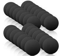 swihorab 30 Pcs Self-Adhesive Metal Plate, Universal Magnetic Phone Holder Discs, Magnetic Mount Replacement Plate for Car Mounts, Ultra Thin Metal Plates for Tonie Figures, Black