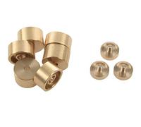 Swiixxer 1 Set Trumpet Valve Finger Buttons Trumpet Parts Accessories Musical Instrument Accessories for Trumpet -Golden