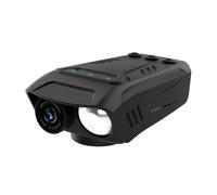 Swiixxer 1080P 30FPS Multifunction Cycling Camera Bicycle/Motorcycle Camera Rainproof with LED Flashlight Bike Horn