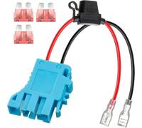 Swiixxer 12 AWG Wire Harness Connector Replacement Compatible with Peg-Perego 12V SLA Battery Ride on Vehicle Riding Toys