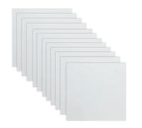 Swiixxer 12 Sheets 10mil Mylar Sheet 12 X 12 Inch Milky Translucent PET Blank Stencil Making Sheet Easy Install (10mil)