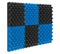Swiixxer 12Pack Acoustic Foam Panels Egg Crate Foam Sound Proof Padding 1 InchX12 InchX12 Inch Studio Acoustical Treatments Foam