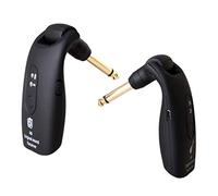 Swiixxer 2.4GHz Wireless Guitar System Rechargeable Digital Guitar A9 Transmitter and Receiver for Electric Guitar Bass Violin