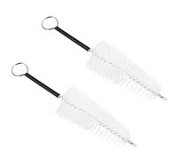 Swiixxer 2pcs Universal Mouthpiece Cleaning Brush Nylon for Trombone Trumpet French Horn Wind Instrument