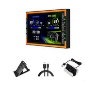 Swiixxer 3.5-Inch IPS TYPE-C Secondary Screen Computer Secondary Screen Monitor for Computer CPU GPU RAM HDD No Use AIDA64 B