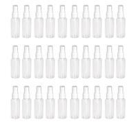 Swiixxer 30Pcs Transparent Empty Bottles 50Ml Plastic Mini Refillable Container Empty Cosmetic Containers