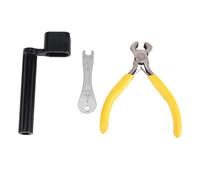 Swiixxer 3Pcs Guitar Repair Maintenance Tool Guitar String Winder, Guitar Bridge Pins Puller Peg Remover, Plier Wire Puller