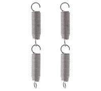 Swiixxer 4 Pieces Bass Drum Pedal Hammer Mallet Springs Silver Quick Response Drum Pedal Spring Drum Pedal Mallet Parts