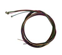 Swiixxer 4 String Electric Bass String Set Guitar Bass Strings Colorful Guitar Strings Accessories