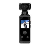 Swiixxer 4K Pocket Action Camera HD LCD Screen 270° Rotatable Wifi Mini Sports Camera with Waterproof Case for Travel WithoutCard
