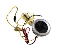 Swiixxer 52mm Water Temperature Gauge Car Digital Meter LED Display with Temperature Sensor Alarm Function