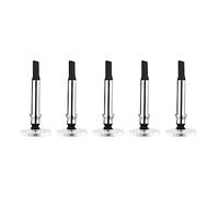 Swiixxer 5PCS Universal Stylus Pen Transparent Disc Capacitive Screen Touch Pen Replacement Tip Drawing Writing Nib Pencil