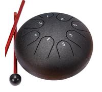 Swiixxer 6 Inch 8 Tone Rain Drum Outdoor Chakra Drum Garden Instrument Rain Drum Ethereal Drum A