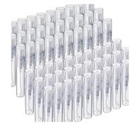 Swiixxer 60PCS Mini Sprays Bottle, 3ml 5ml Mini Clear Plastic Sprays Bottle Empty Small Empty Sample Containers Bottle