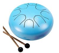 Swiixxer 6Inch 8 Tone Hollow Drum Steel Tongue Drum Garden Rain Drum Steel Tongue Drum Outdoor Rain Drum Suitable for Beginners,G