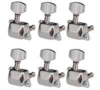 Swiixxer 6R Semiclosed Guitar Tuning Peg Keys Tuners Machine Electric Guitar Part Replacement Musical Instrument Accessories