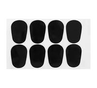 Swiixxer 8Pcs 0.3mm Mouthpiece Patches Pads Cushions for Alto Sax Tenor Saxophone Black