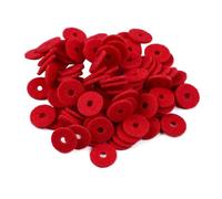 Swiixxer 90Pcs Piano Felt Piano Washers Pads Piano Felt Balance Rail Punchings Washers Repair Parts Piano Tuning Accessories