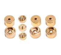 Swiixxer 9Pcs Trumpet Valve Finger Buttons Valve Cap Screw Trumpet Repair Accessories