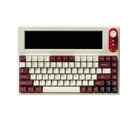 Swiixxer AKP846 Smart Display Mechanical Keyboard with 10.1-Inch Color Screen, GASKET Structure, Hot-Swappable PBT Keycaps,B