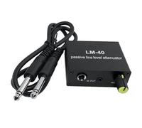Swiixxer Audio Passive Attenuator,Line Output Signal Sound Card, Speaker, Mic Port, High Low Level Converter +6.5 Line