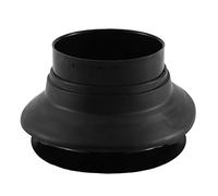 Swiixxer Bass Drum Enhancer ABS Rubber Bass Drum Kick Enhancer with Black Port Hole Protector,Mic Hole Drum,Black